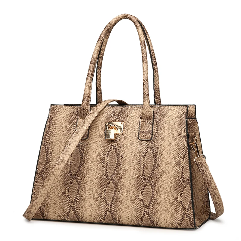 Роскошные женские кожаные сумки под змеиную кожу известный бренд дизайнерская