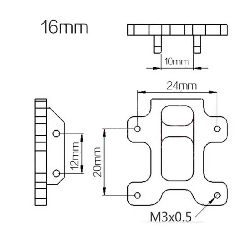 Фиксированный Штатив для аэрофотосъемки многоосевая складная рама 25 мм защиты