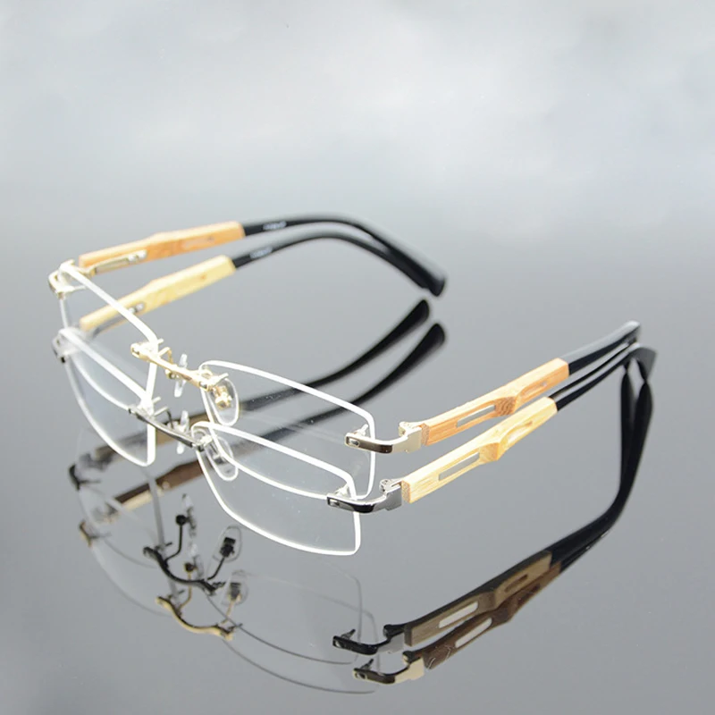 Брендовые женские очки Chashma светильник из чистого титана без оправы бамбуковые