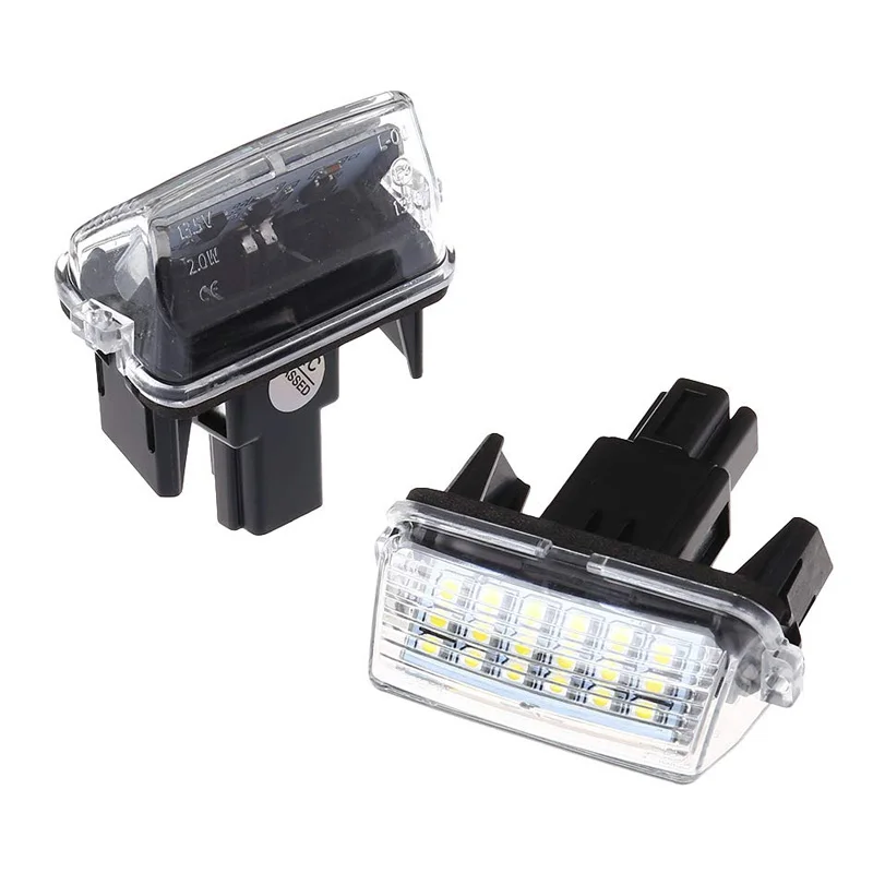Aicarkas 2 шт. 5 Вт 6000K 18-SMD светодиодный номерного знака светильник для Toyota Camry 2012- авто аксессуары светодиодный светильник для Camry 12V