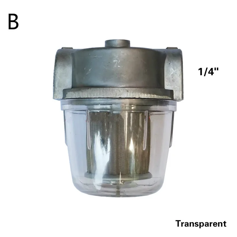 25L/H CX масляный фильтр полностью алюминиевая прозрачная чашка 1/4 &quot3/8&quot Малый