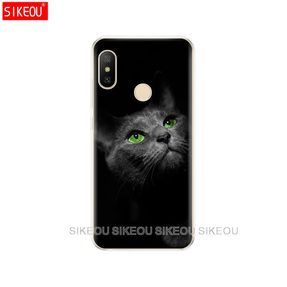 33785 Силиконовый чехол для Xiaomi mi A2 LITE, чехол, полная защита, мягкий ТПУ, задняя крышка, чехол для телефона, для Xio mi A2 LITE, бампер, Coque fox - Цвет: 33785