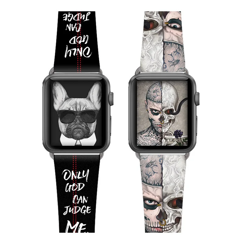 Ремешок из натуральной кожи для Apple Watch Series 1 2 3 38 42 мм|Ремешки часов| |