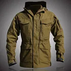 Мужская непродуваемая ветровка M65, водонепроницаемая ветрозащитная куртка для активного отдыха на открытом воздухе, походов, скалолазания, осени и зимы