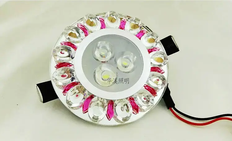Потолочная Светодиодная лампа фиолетового цвета 3 Вт 85 265 в|led ceiling lamp|downlight spotceiling