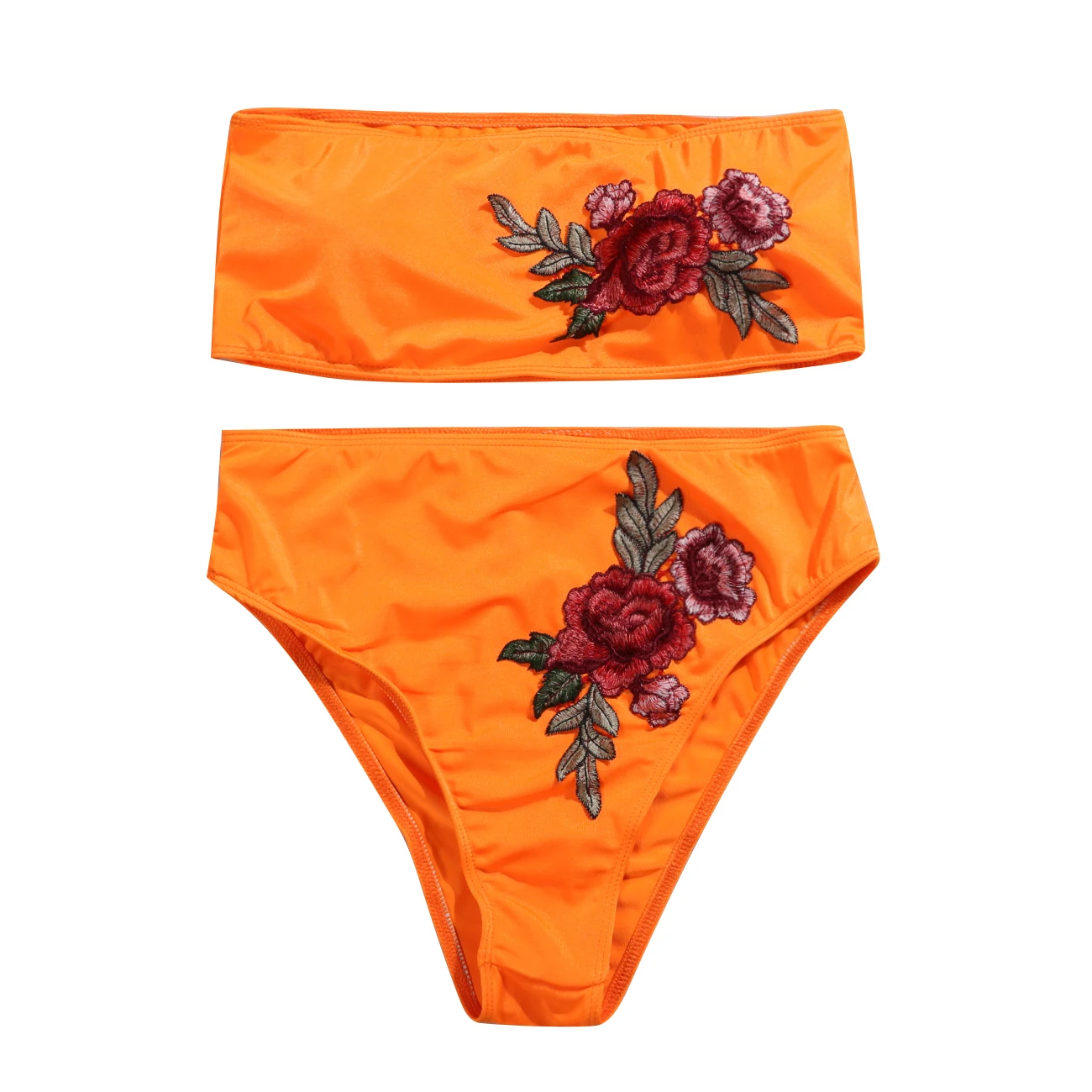 Женский пуш ап бюстгальтер без бретелек Топ с высокой талией бикини стринги