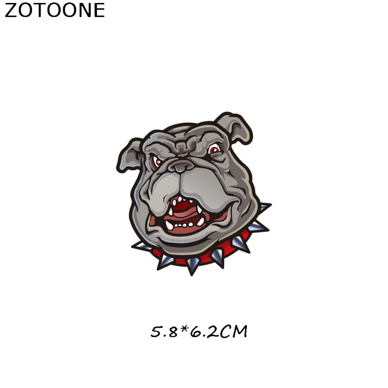 ZOTOONE/милые животные, нашивки с полосками, набор, железные Переводные нашивки в форме собак для девочек, детская футболка, одежда, сделай сам, переводные наклейки, G