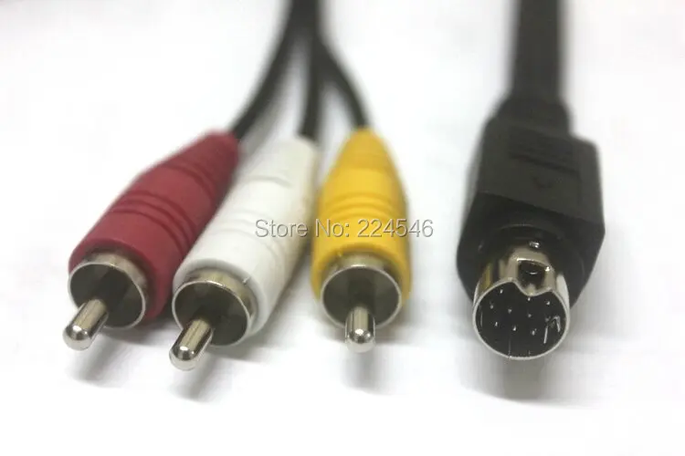 Original 10 Pin AV Composite Dongle Cable for DIRECTV H25 C31 C41 Client, 1.7M RCA Audio/Video 10 Pin COMPOS image 2