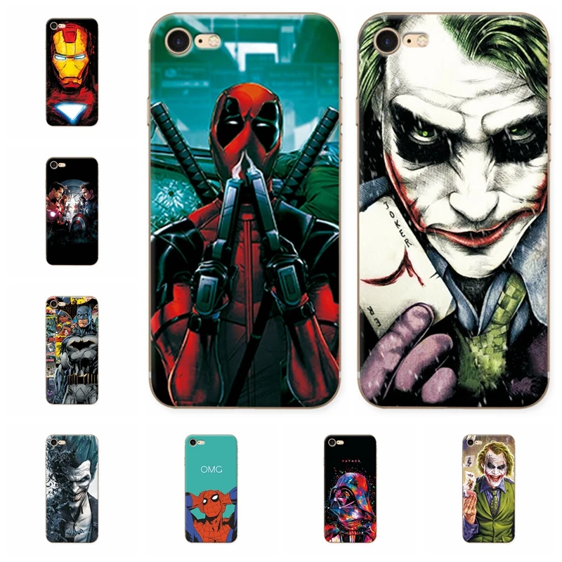 Очаровательный чехол для телефона Marvel Hero Captain America IPhone 7 из мягкого ТПУ с