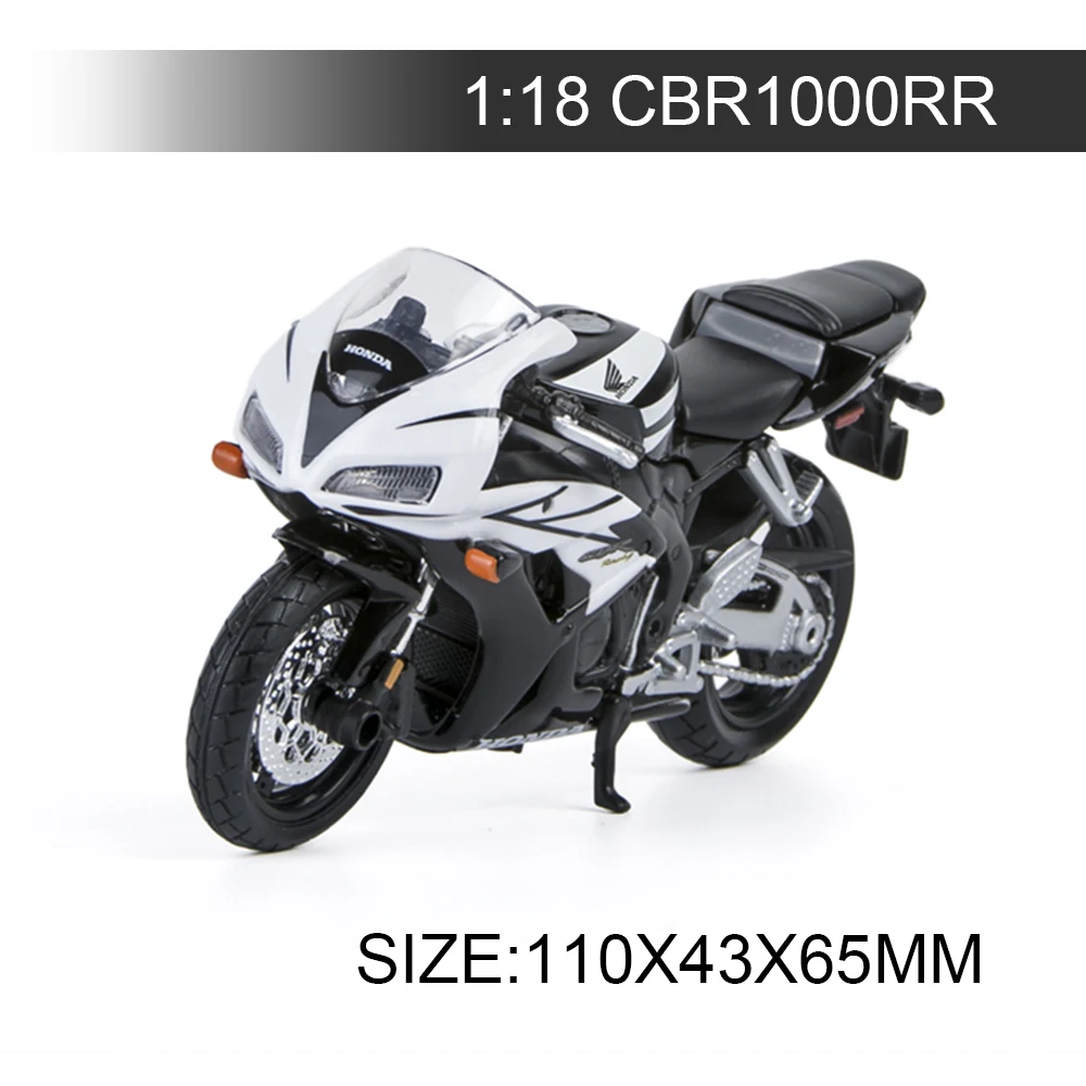 

Модели мотоциклов Maisto 1:18, модель мотоцикла CBR1000RR, модель мотоцикла из сплава, модель мотоцикла, миниатюрная гоночная игрушка для коллекции подарков