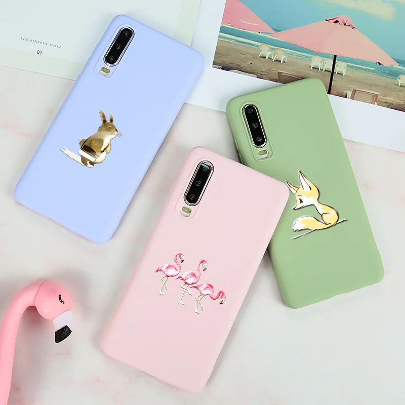 Мультяшный чехол для Huawei P30 Lite PRO задняя крышка из ТПУ бампер P9 P10 P20 P Mate 10 20 мягкий