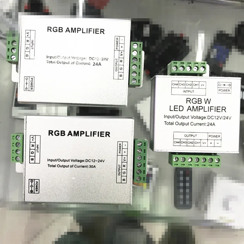 Оптовая продажа светодиодный Мощность Усилитель RGB полоса соединителей данных