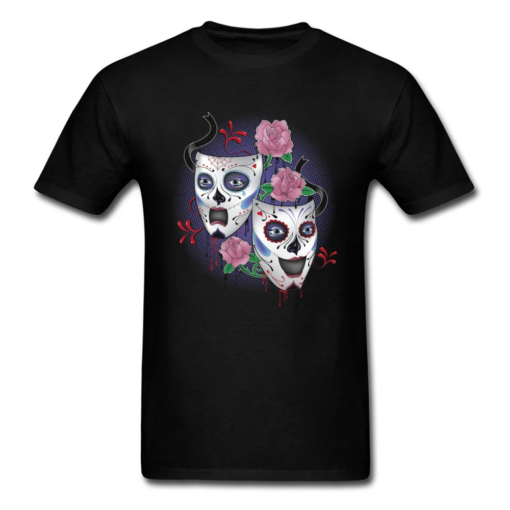 

Smile Now Cry Later T Shirt For Man Black T-shirt Mask Tshirt Print No Fade Clothes Cotton Fabric Tops Hipster Tee Unique Design