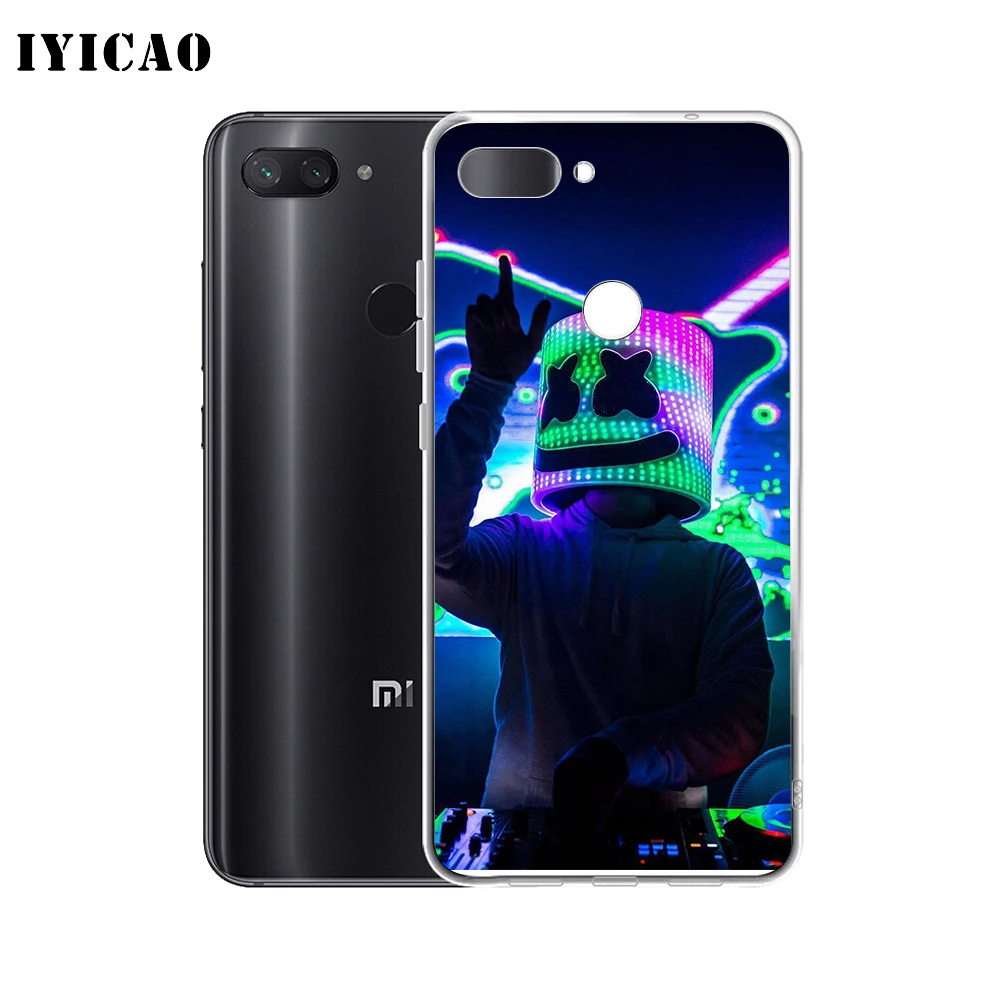 IYICAO Marshmello DJ Мягкий силиконовый чехол для телефона для Xiaomi Redmi 4A 5A 6A Note 7 6 5 Pro Plus Redmi 4X 5A Prime Cover