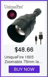 UniqueFire 1508 светодиодный фонарик 3 режима T50 инфракрасный 850nm фонарь для охоты ночное видение, чтобы использоваться с ИК-устройством
