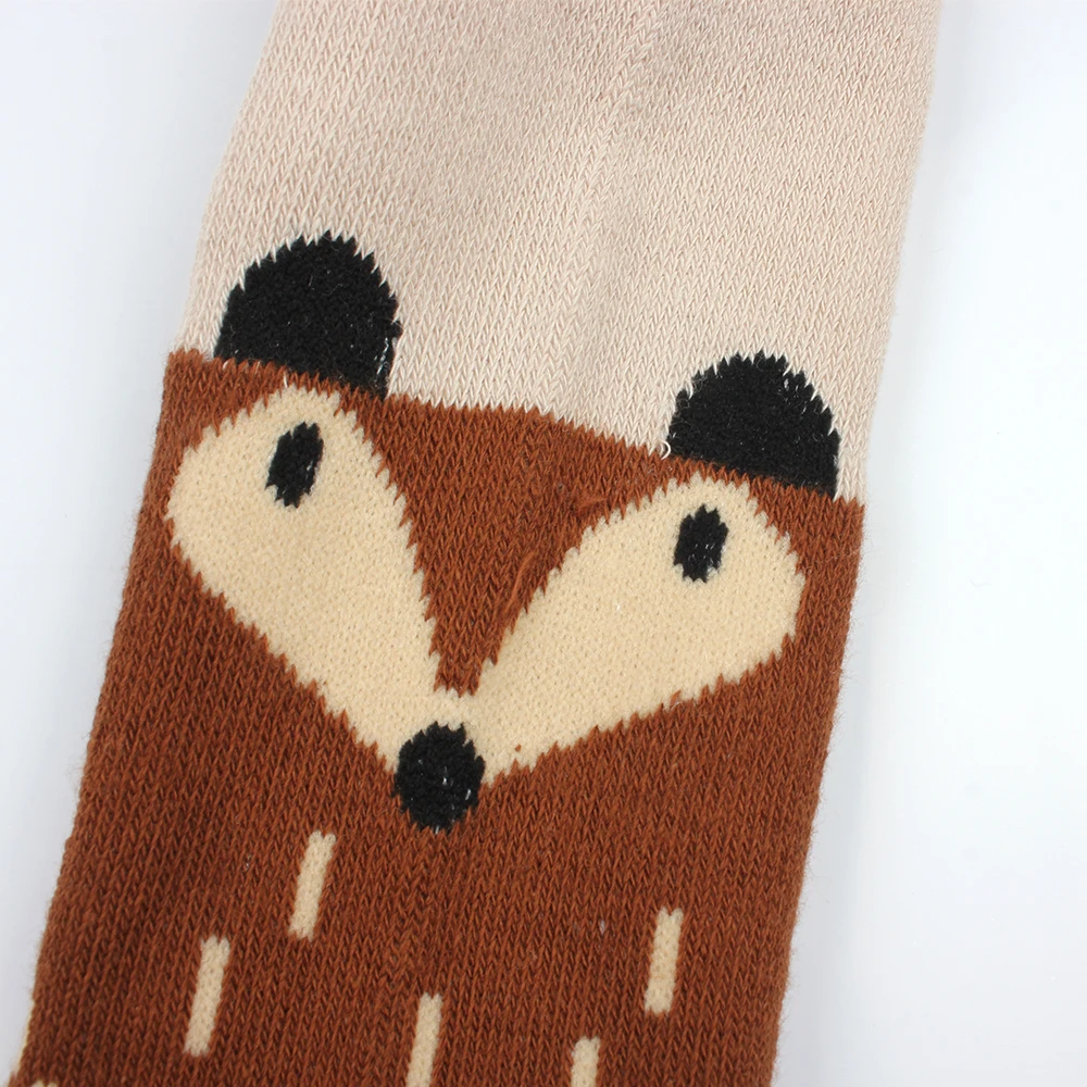 Baby tights animal print trousers Girl Kids Knitted High Pantyhose autumn stockings boy pantyhose Cotton | Мать и ребенок