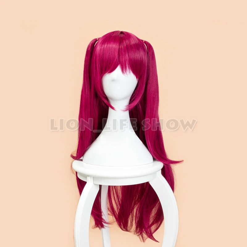 Fate FGO EXTRA CCC Розовый Красный ерзсебет длинный прямой парик для косплея с драконом| |