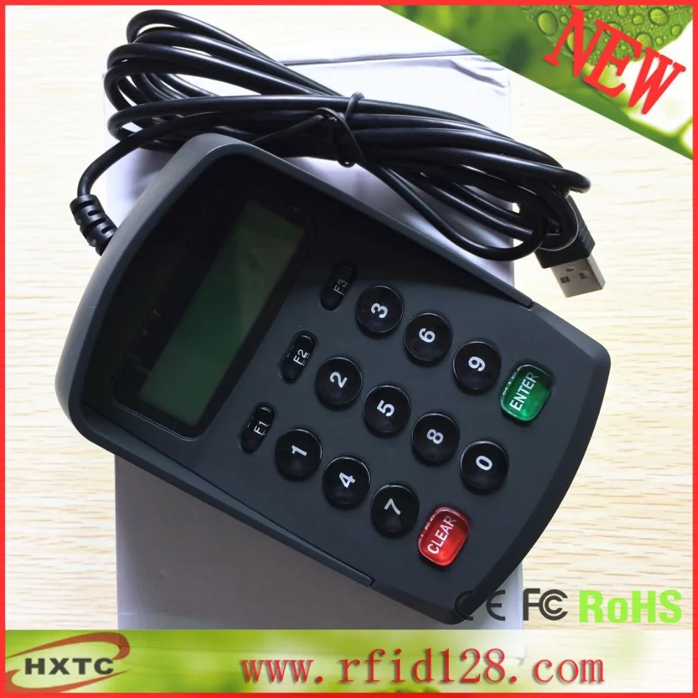 Usb ACSII формат 15 клавиши клавиатуры цифровой клавиатурой Numpad / Pin Pad с жк подключить