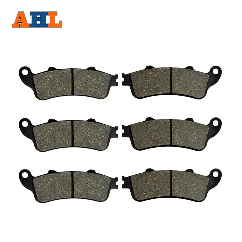 AHL 3 пары тормозных колодок для мотоцикла HONDA XL1000 Varadero 1999-2006 CBR1100 Blackbird XX 11/11XX 1997-2008
