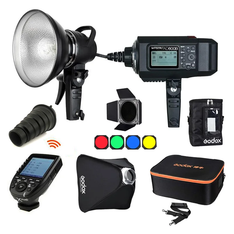 Godox Wistro AD600B 600 Вт 2 4G HSS TTL наружная Вспышка Speedlite + передатчик Xpro C/N/S/O/F/P AD H600 головка