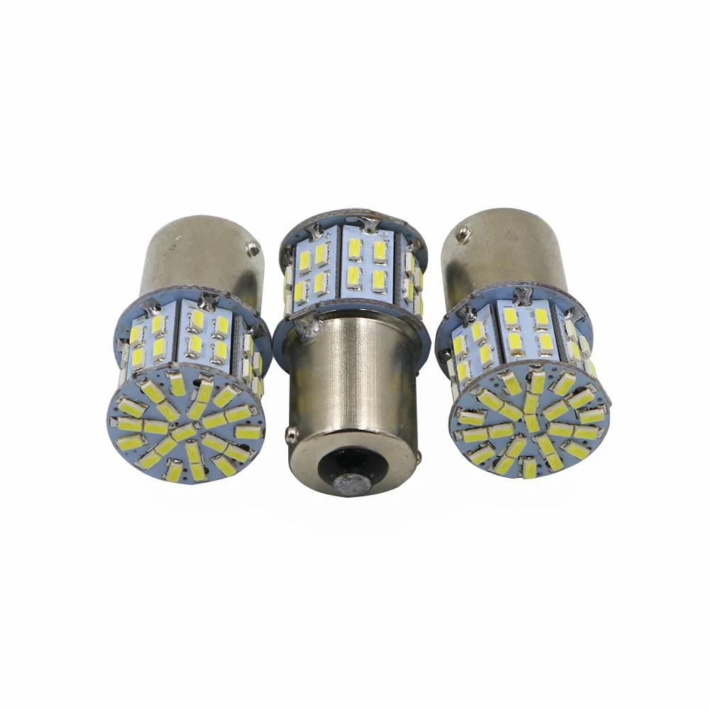 YSY 100 шт. 24 В Белый 3014 50 SMD Светодиодные лампы S25 1156 BA15S P21W автомобилей резервного