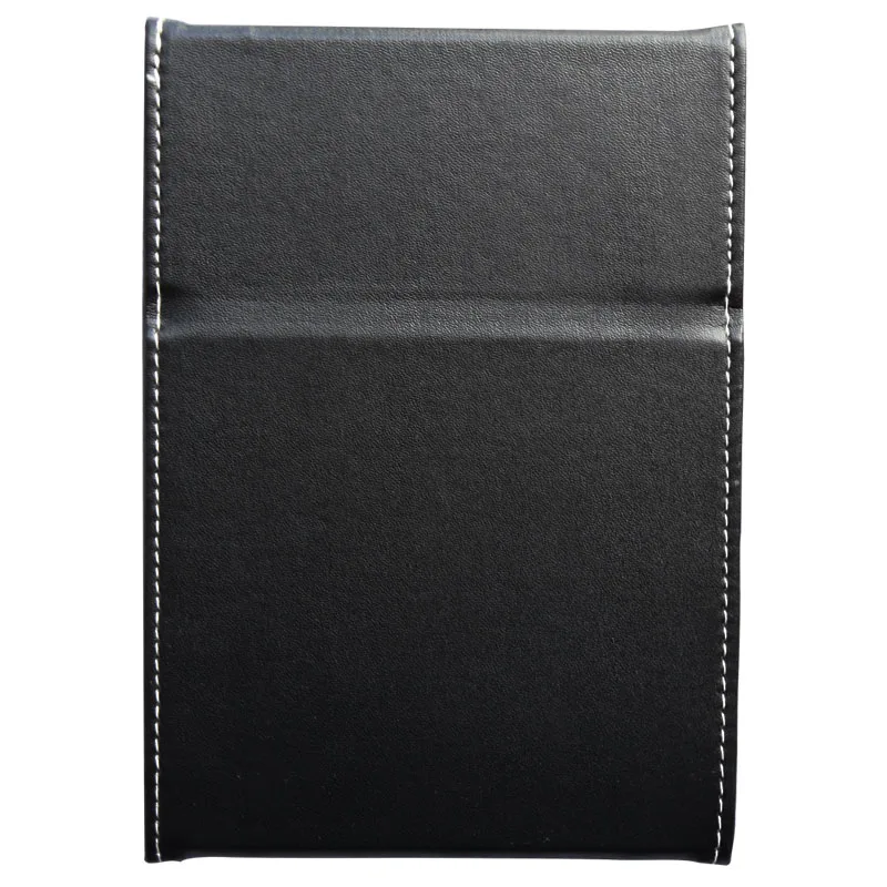 PU зеркало в кожаной оправе для макияжа Косметическое портативное складное