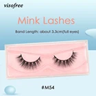 Visofree норковые ресницы 3D норковые ресницы ультра пушистая коллекция среднего объема норковые накладные ресницы без жестокости ресницы макияж M54