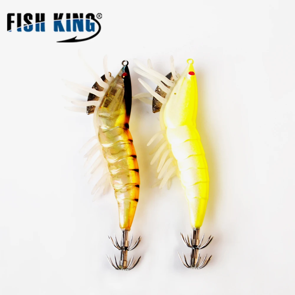 Рыболовная приманка FISHKING 1 шт. джиг для кальмара креветка Isca искусственная