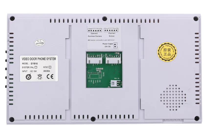 YobangSecurity видеодомофон 2X7 дюймов lcd Wifi беспроводной видео дверной звонок телефон камера монитор система с дверным замком питание