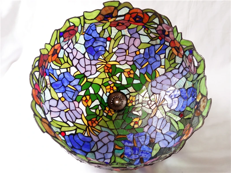 FUMAT витражная Подвесная лампа Tiffanylamp, цветная стеклянная художественная Подвесная лампа для гостиной, столовой, подвесной светильник, светильники