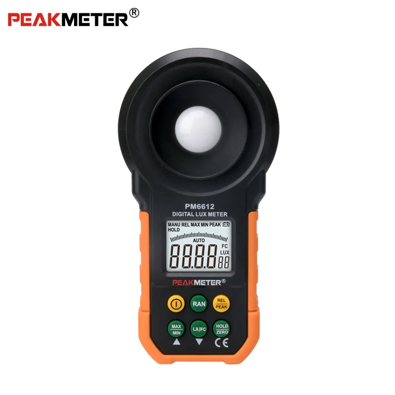 Peakmeter MS6612 (0. 01lux/0.01FC разрешение) цифровой Lux световой метр Lumenmeter Lux/FC Meters