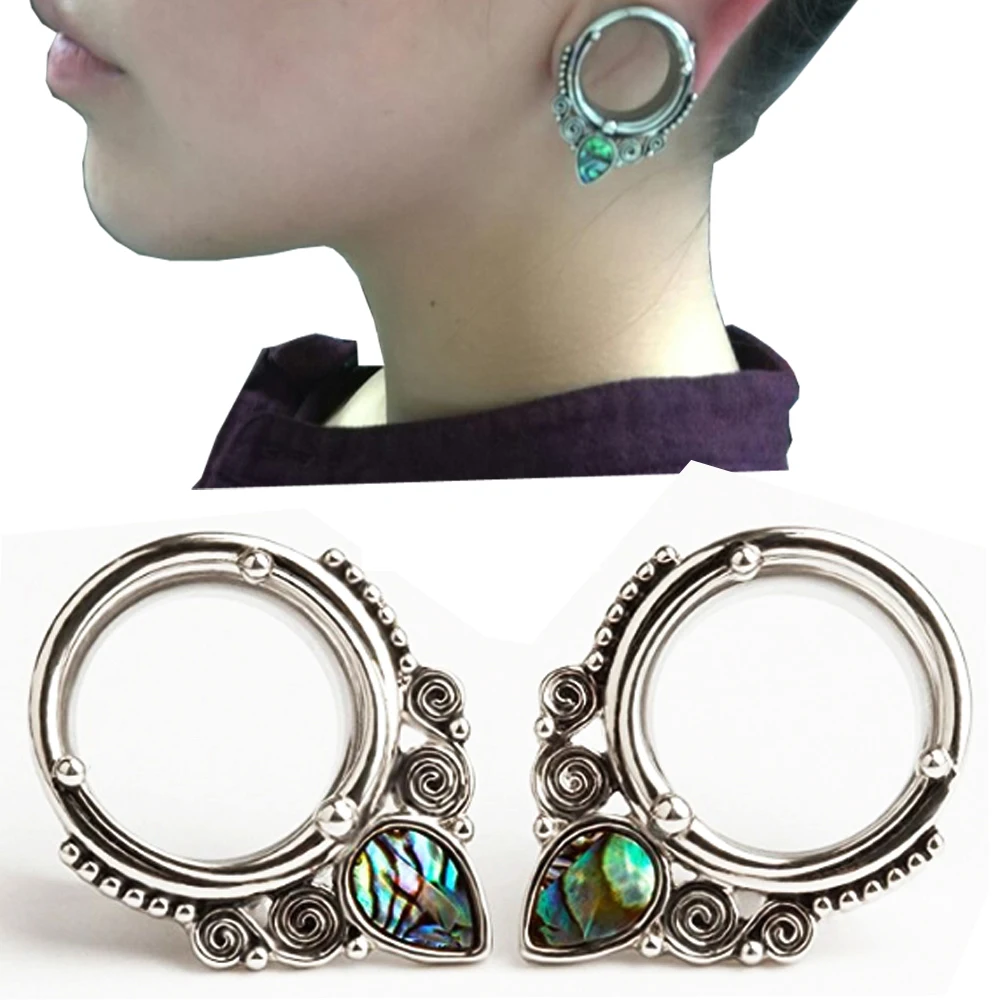 Пара популярных морских ракушек корпус из нержавеющей стали двойные