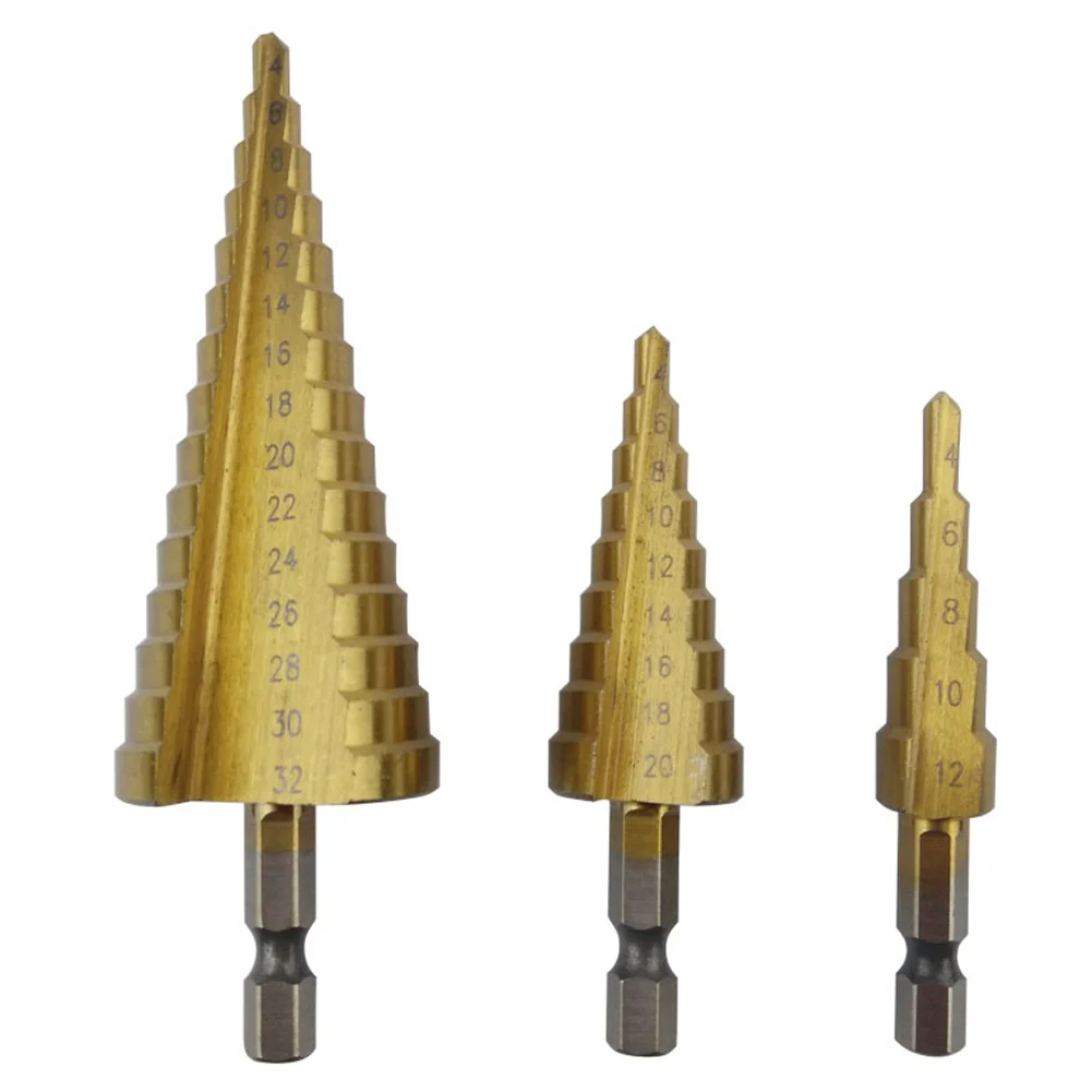 Высокоскоростная сталь 3 шт. Метрическая спиральная флейта резак для отверстий