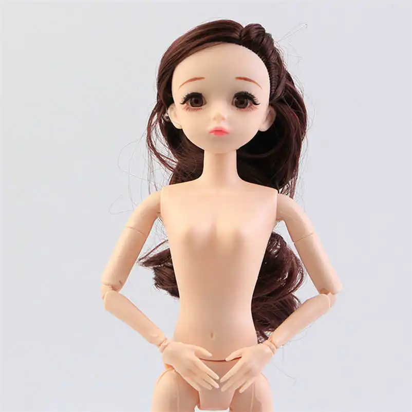 As picture 1:6 масштаб 30 см 20 подвижные шарнирные куклы игрушки 3D Глаза Ресницы кукла голова проворная тело кукла с длинными волосами игрушка для девочек - Цвет: As picture