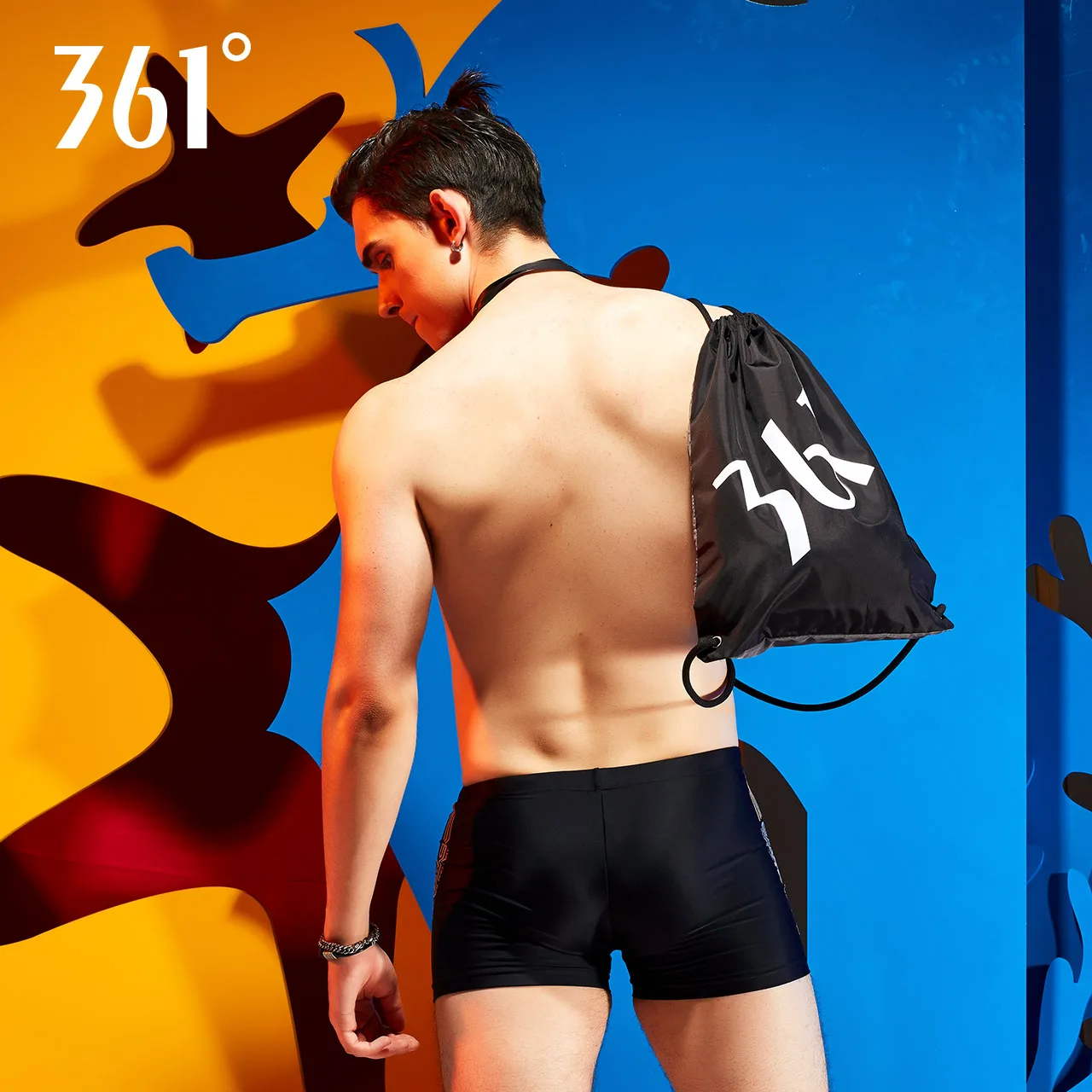 361 10L Плавание рюкзак комбо сухой мокрой сумка Водонепроницаемый Drawstring ming Для