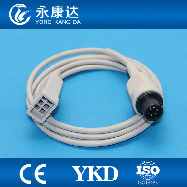 GE медицинский 6pin ЭКГ монитор пациента магистральный кабель для Ана/IEC 3 leadwires с CE &