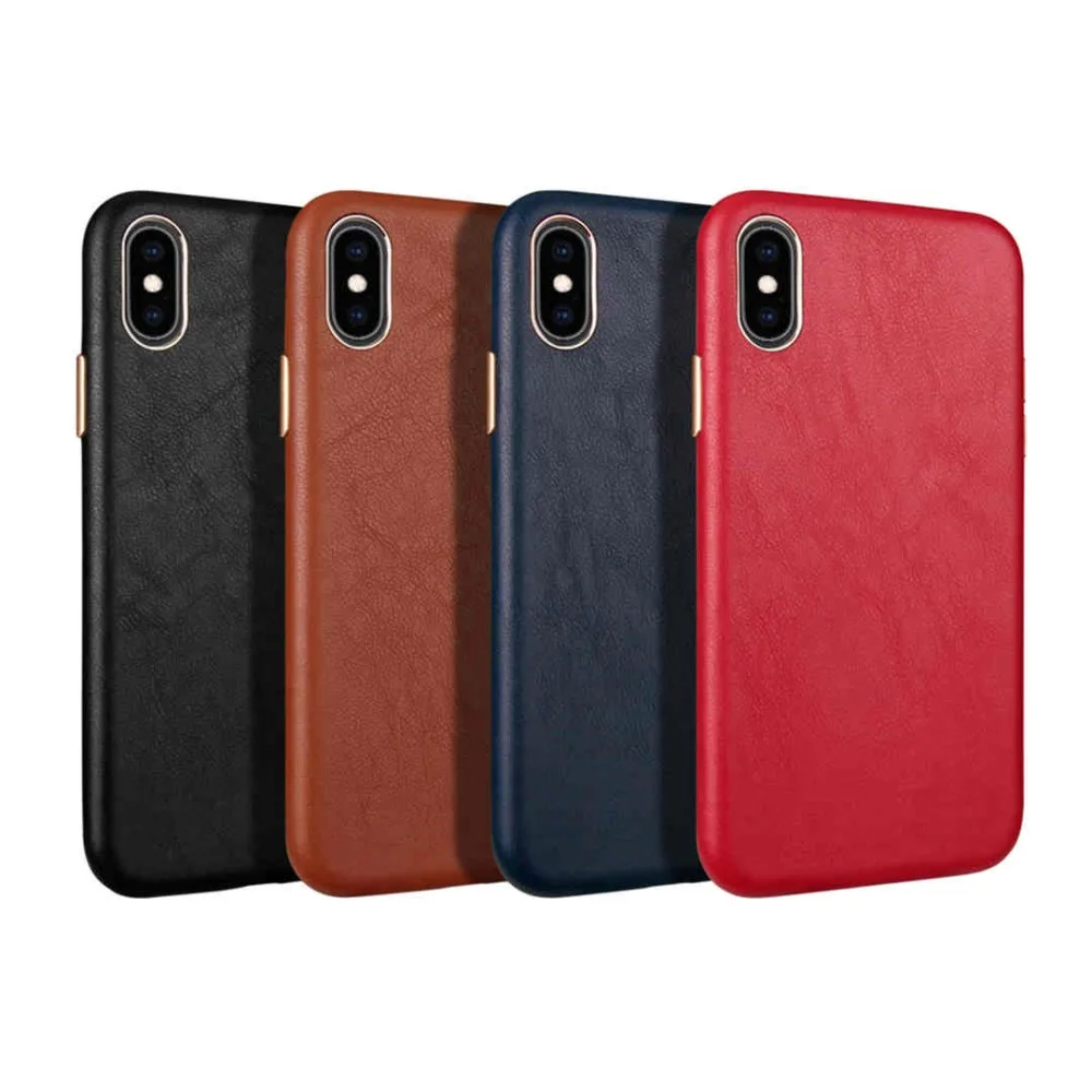 IMIDO Роскошный кожаный чехол для телефона для iPhone XSMAX XR XS X 8 7 Plus ультра-тонкая задняя крышка из овчины для iPhone 7 Plus Coque Fundas