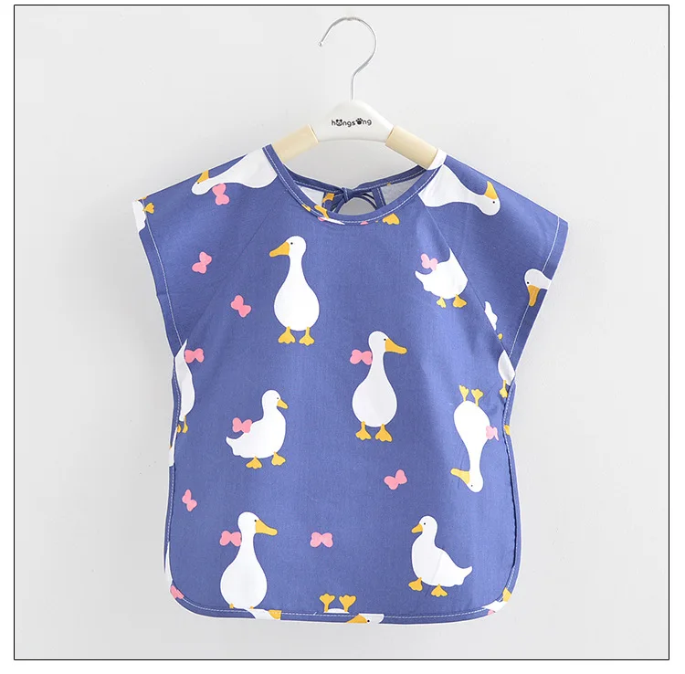 Детские нагрудники без рукавов летние водонепроницаемые с мультяшным рисунком