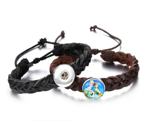 Часы наручные с металлической застежкой и кожаным ремешком 18/20 мм|bangle jewelry|snap leather