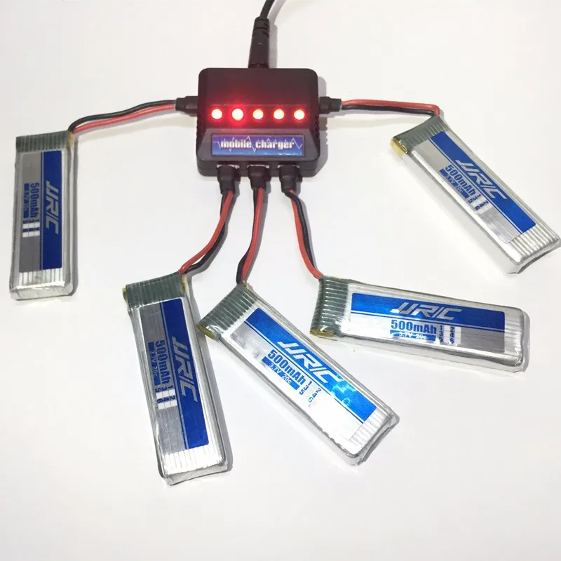 5 шт. jjrc h37 lipo bateria para 3 7 в 500 мАч li po Дрон на ру zango rc Квадрокоптер горох de reposio peas