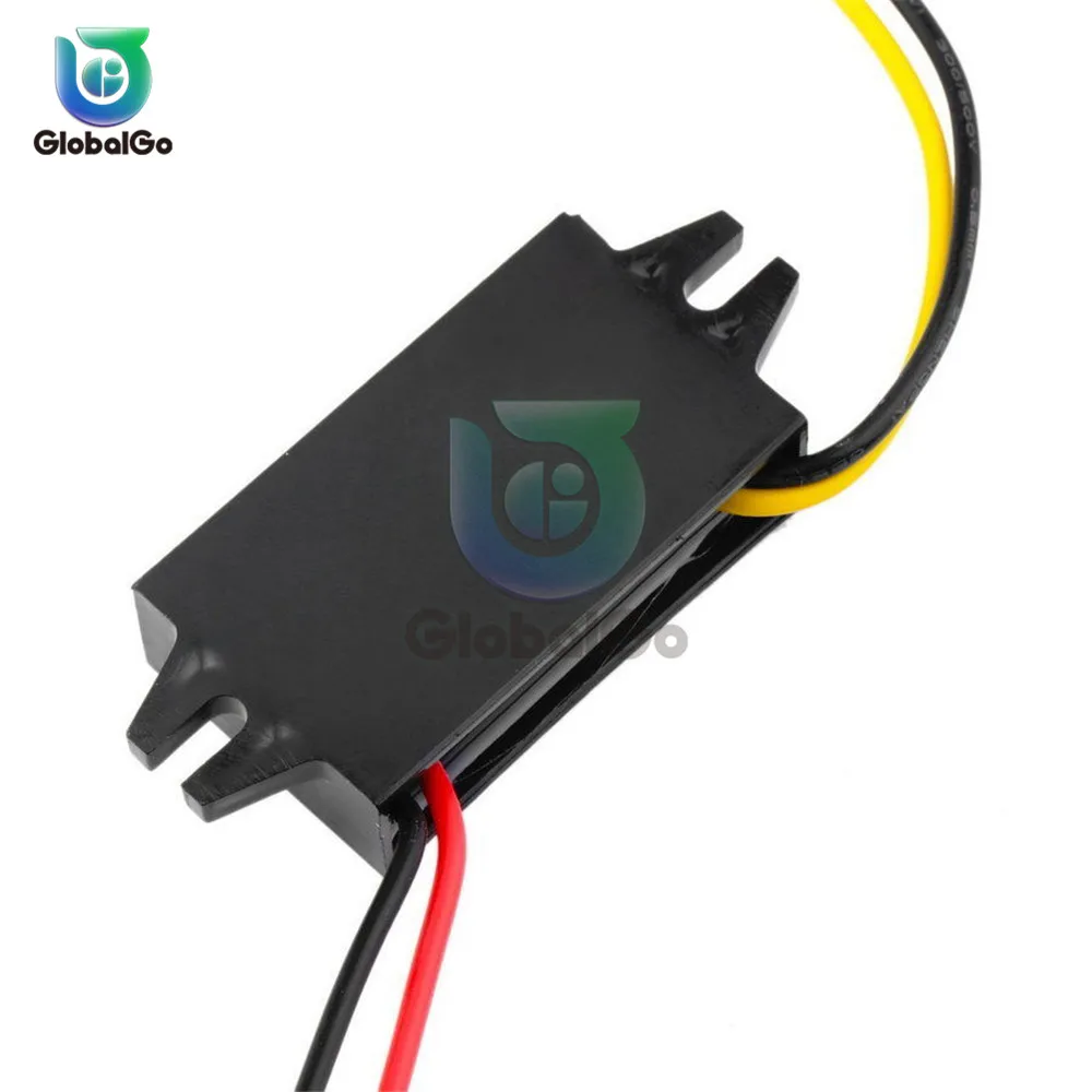 Dc dc 12 В до 5 3A 15 Вт Авто Водонепроницаемый источник питания двойной USB микро usb мини