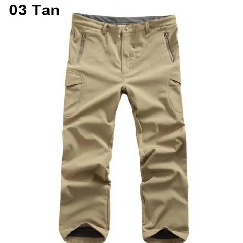 Брюки мужские с флисовой подкладкой и защитой от ветра|pants waterproof|waterproof windproofoutdoor