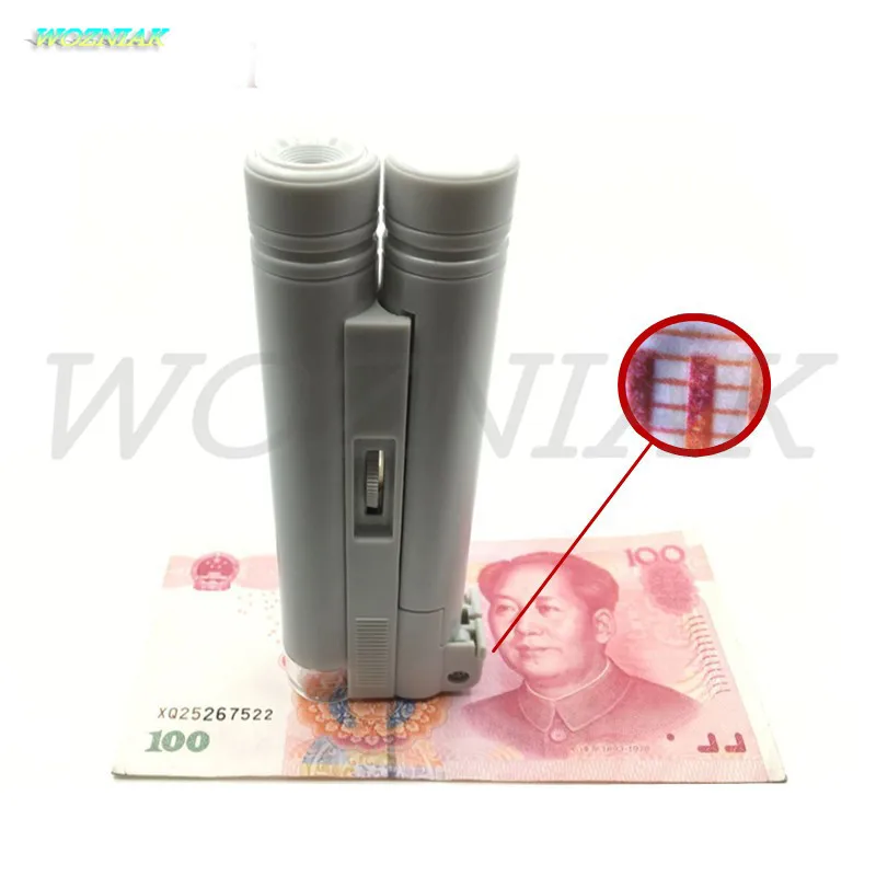 Возняк Карманный микроскоп со светодиодной подсветкой ювелирные изделия