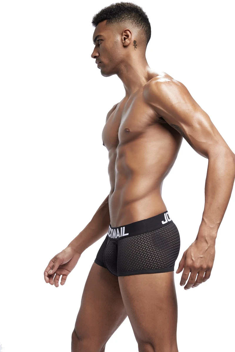JOCKMAIL, новинка, боксеры, мужское нижнее белье, дышащая сетка, сексуальное мужское нижнее белье, трусы, cueca, боксеры, боксеры, мужские шорты, calzoncillos