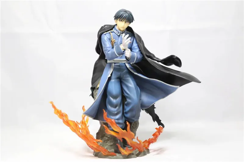 Новинка 22 см Стальной алхимик Рой Мустанг ПВХ фигурка Модель Игрушки фигурки