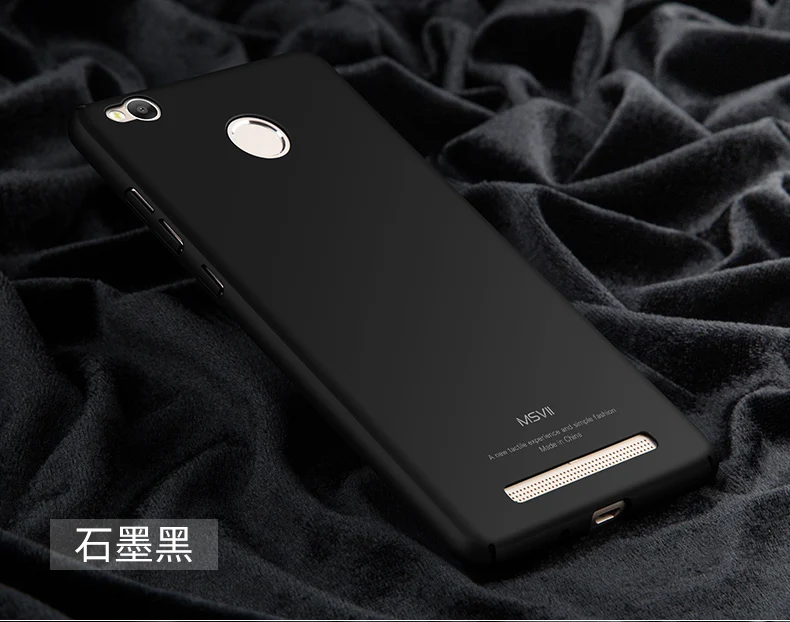 Xiaomi Redmi 3 S Чехол Msvii Тонкие Матовые чехлы для Xiaomi Redmi 3 Pro Чехол Xiomi 3 S PC чехол для Xiaomi Redmi 3 S чехол s 5,0