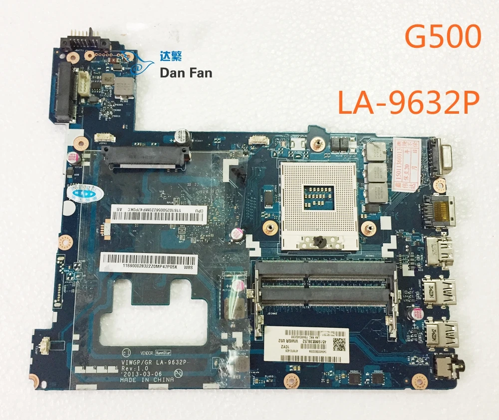 

Материнская плата для ноутбука Lenovo G500 VIWGP/GR LA-9632P системная плата 100% протестирована Полная работа