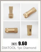 Diatool 1 шт. diamond вакуумной пайки бурения коронки с M14 соединения сверла отверстие Пилы 15 мм Diamond высота