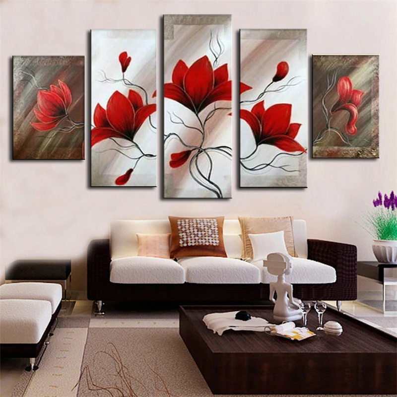 100% Ручная роспись Современная живопись маслом на холсте стены абстрактный Книги