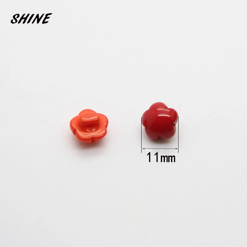 Блестящие полимерные швейные пуговицы для скрапбукинга с разноцветным